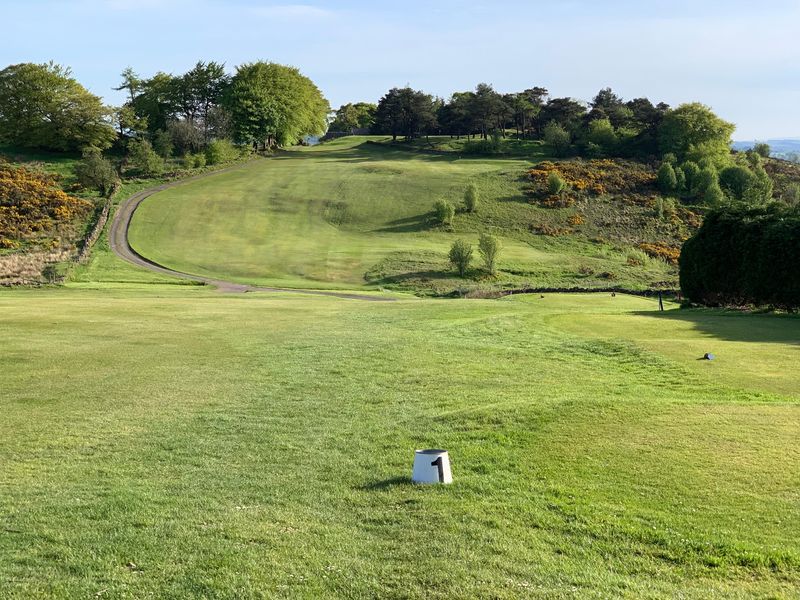 Hole 1 — view from the tee